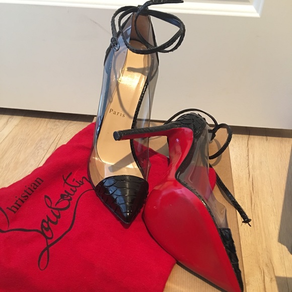 Christian Louboutin Python “Un Bout” Pumps 39.5 - Picture 2 of 2